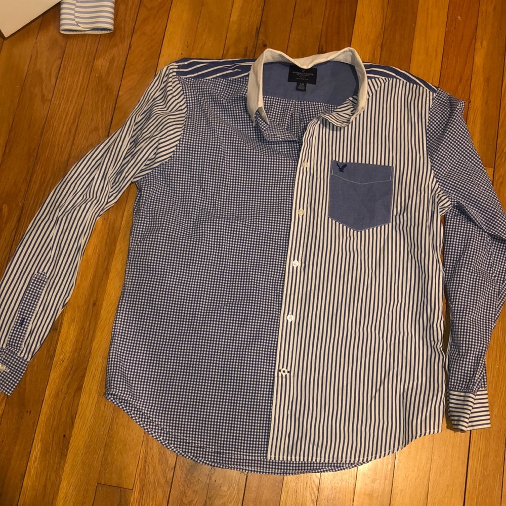 American Eagle Button Down Casual Shirt Men’s L